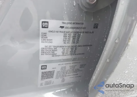 2024 Chevrolet Silverado 4Wd Short Bed Rst из США, поврежденный, VIN 1GCUDEED3RZ370320